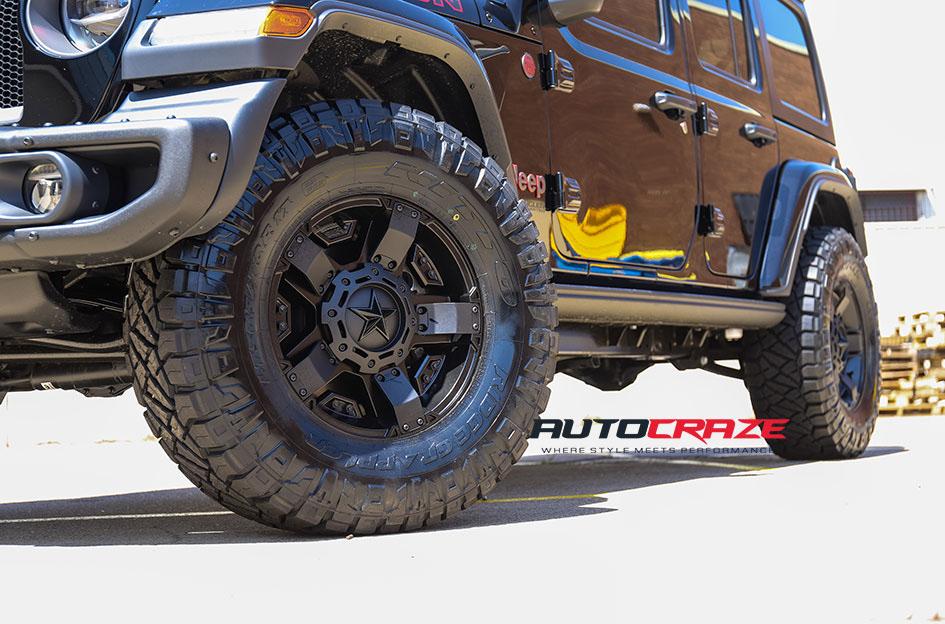 JEEP WRANGLER ROCKSTAR XD 2 MATTE BLACK